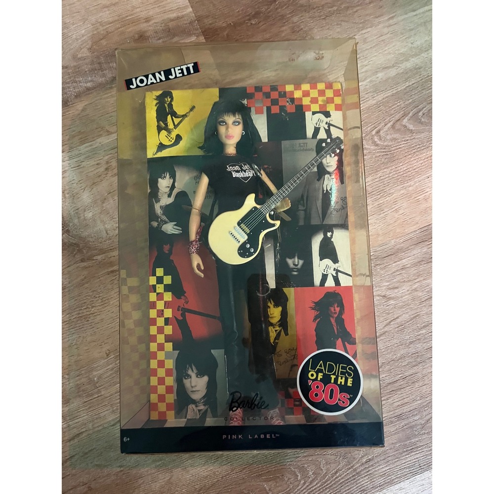 Barbie Collector Joan Jett Ladies of the 80s Pink Label Doll R4461 New in Box